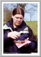 With a HERRING!