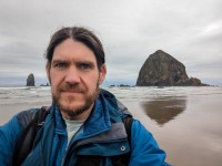 Paul and Haystack Rock, Cannon Beach OR