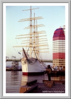 Sailing ship in the Gothenburg harbor