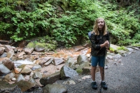 Kyle at the Flume in Franconia Notch