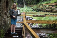 Kyle at the Flume in Franconia Notch