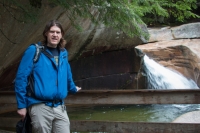 Paul at the Basin in Fanconia Notch