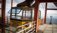 At the Canon Mountain Tramway in Franconia Notch