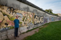 Kyle at the Berlin Wall Memorial