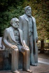 Statue of Karl Marx and Friedrich Engels in Berlin