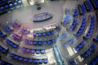 Main chamber at the Reichstag building in Berlin