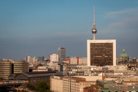 View from Reichstag building in Berlin