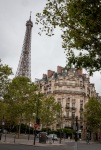 Eiffel Tower from around the 7th in Paris