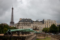 Eiffel Tower and Invalides in Paris