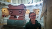 Kyle at Napoleon's Tomb in Paris