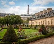 Eiffel Tower from Invalides in Paris