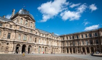 Louvre exterior in Paris