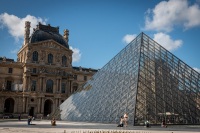 Louvre exterior in Paris