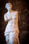 Venus de Milo in the Louvre museum in Paris