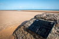 Medic Memorial at Omaha Beach, Normandy