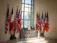 Inside the Chapel at the Normandy American Cemetery