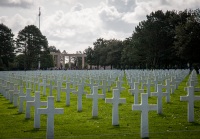 At the Normandy American Cemetery