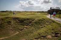 Bomb Craters at Pointe Du Hoc, Normandy, France