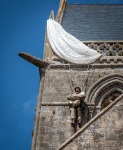 Ã‰glise Notre-Dame-de-l'Assomption in Sainte-MÃ¨re-Ã‰glise, Normandy, France