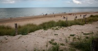 At Utah Beach in Normandy