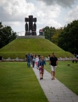 At La Cambe German War Cemetery, Normandy France