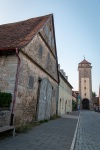 Spitalturm in early morning in Rothenburg