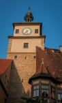 WeiÃŸer Turm in Rothenburg in mornng