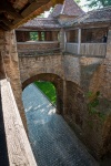 Galgentor from along the walls in Rothenburg