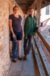 Suzanne and Kyle along the walls in Rothenburg