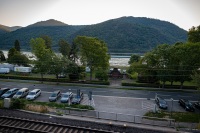 View of Bacharach from hotel room