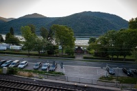 View of Bacharach from hotel room