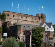At Burg Rehinfels in St. Goar