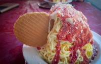 Spaghettieis in St. Goar