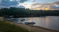 Beach in Long Lake, NY