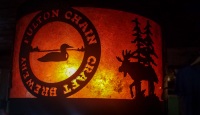 At Fulton Chain Craft Brewery in Old Forge, NY