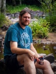 Paul at Buttermilk Falls in Long Lake, NY