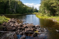 Hiking at the Adirondack Interpretive Center in Newcomb, NY