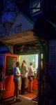 Kyle, Suzanne, and Peter getting ice cream in Camden