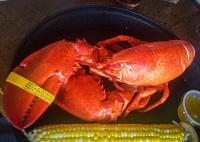 Lobster dinner at Robinsons Wharf in Southpart