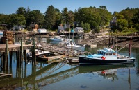 In Boothbay Harbor Maine