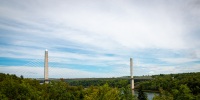 Penobscot Narrows Bridge in Prospect Maine