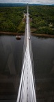 Penobscot Narrows Bridge from Observatory in Prospect Maine