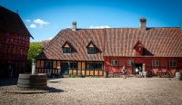 At Den Gamle By Open-Air Museum in Aarhus Denmark