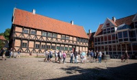 At Den Gamle By Open-Air Museum in Aarhus Denmark