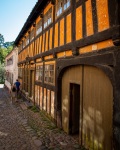 At Den Gamle By Open-Air Museum in Aarhus Denmark