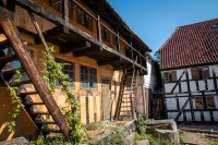 At Den Gamle By Open-Air Museum in Aarhus Denmark