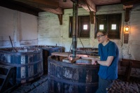 Distillery at Den Gamle By Open-Air Museum in Aarhus Denmark