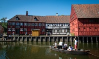 At Den Gamle By Open-Air Museum in Aarhus Denmark