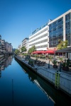 Along the canal in Aarhus Denmark