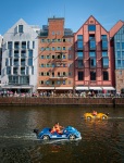 Motlawa River embankment in Gdansk